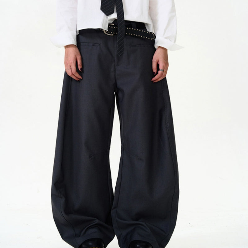 Elevated Relaxed Fit Wide Leg Pants
