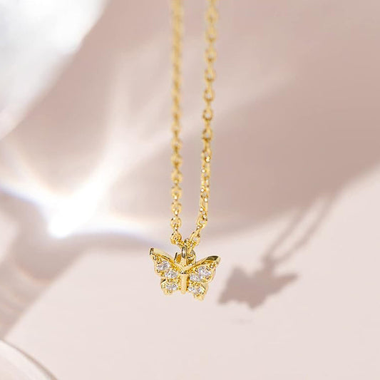 Delicate And Stylish Butterfly Necklace For Women